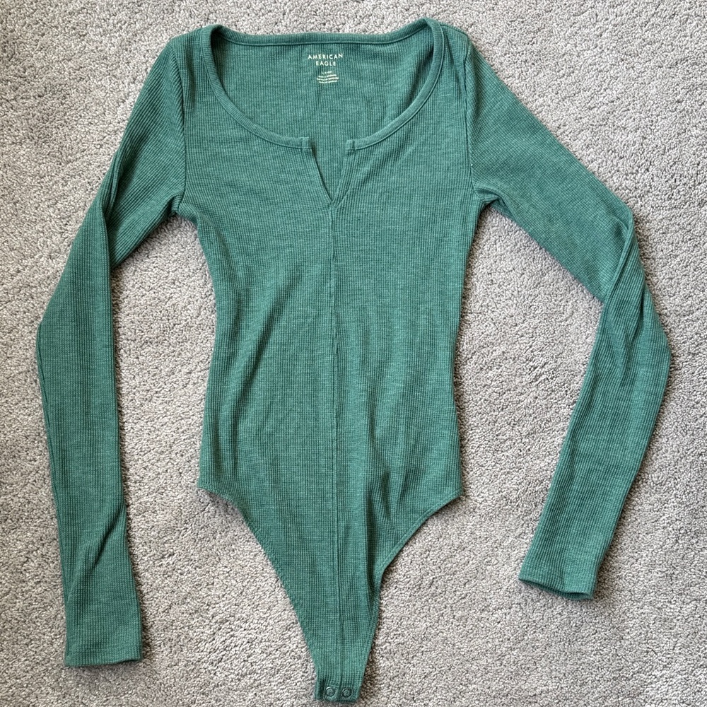 American Eagle Thermal Thong Bodysuit